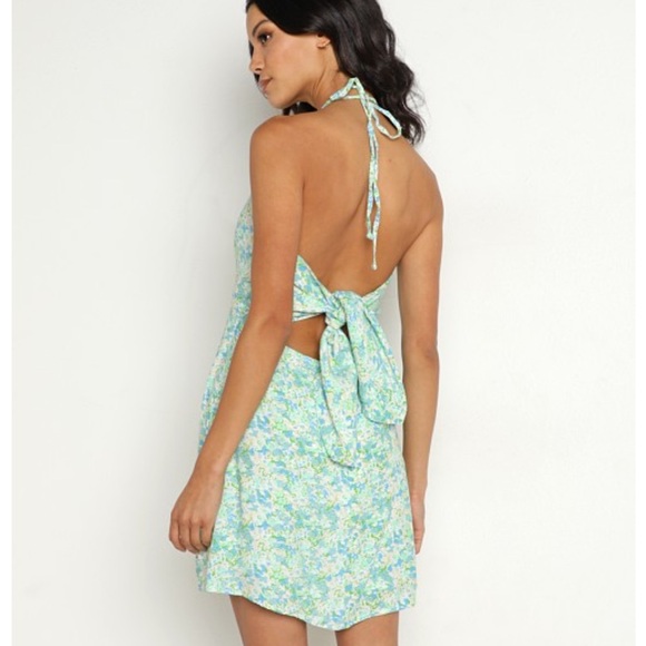 Faithfull The Brand Gaia Mini Dress In Varenna Floral Print - Picture 7 of 8